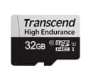 32GB Transcend High Endurance 350V microSDXC Memory Card CL10 UHS-I for Dashcams and Surveillance thumbnail 1