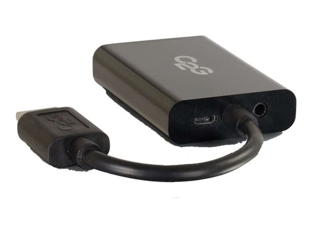 C2G HDMI to VGA Audio Adapter Black - Image 1