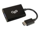 C2G HDMI to VGA Audio Adapter Black thumbnail 2