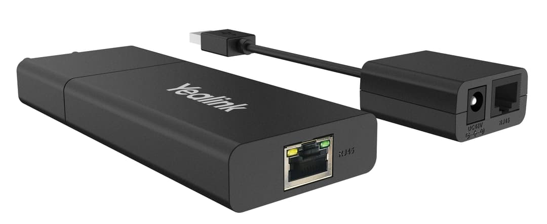 Yealink USB2CAT5E-EXT Network transmitter & receiver Black - Image 1