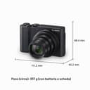 Panasonic LUMIX DC-TZ300E 20,1MP Fotocamera Zoom da Viaggio, Obiettivo LEICA 15x, Sensore BSI 1,0 Pollice, Video e Foto 4K, Stabilizzazione 5 Assi, USB Type-C, Nero thumbnail 4