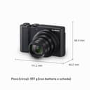 Panasonic LUMIX DC-TZ300E 20,1MP Fotocamera Zoom da Viaggio, Obiettivo LEICA 15x, Sensore BSI 1,0 Pollice, Video e Foto 4K, Stabilizzazione 5 Assi, USB Type-C, Nero thumbnail 5