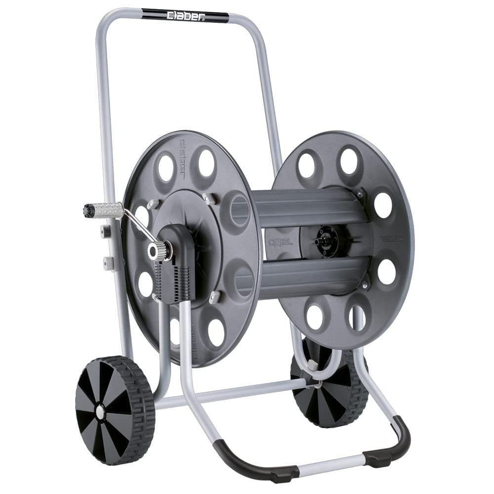 Claber Metal Gemini Hose Reel Cart - Black - Image 1