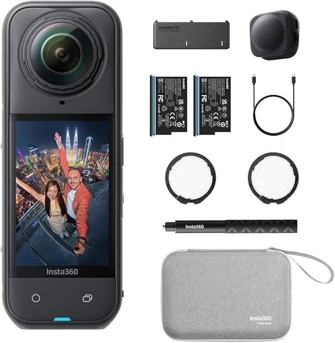 Insta360 X5 8K 360 Action Camera Essentials Bundle Black - Image 1