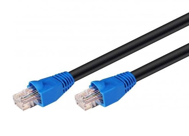 Microconnect B-UTP610SOUT U/UTP CAT6 Outdoor Patch Cable 10M Black - Image 1