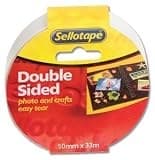 Sellotape Double-sided Tape 50mm X33 Metres 2294 503886 Pack Of 3