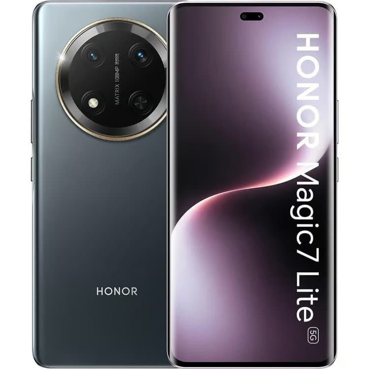 HONOR Magic7 Lite 5G Dual SIM 512GB Smartphone - Titanium Black - Image 1