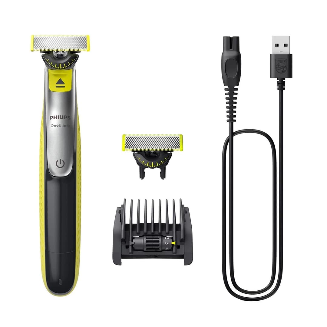 Philips OneBlade 360 Hybrid Face QP2734/30 Beard Trimmer and Shaver 5-in-1 - Black - Image 1