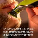 Philips OneBlade 360 Hybrid Face QP2734/30 Beard Trimmer and Shaver 5-in-1 - Black thumbnail 3