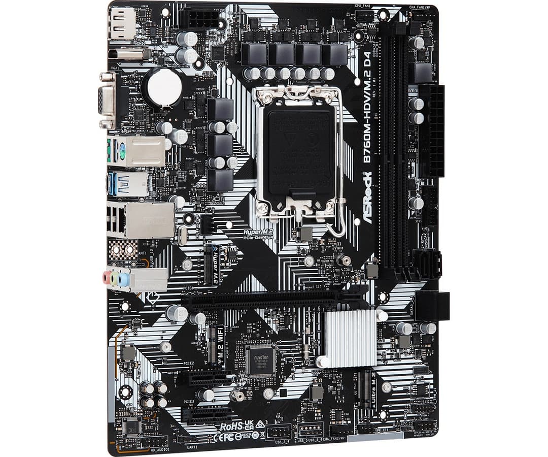 Asrock B760M-HDV/M.2 D4 Intel B760 LGA 1700 micro ATX - Image 5