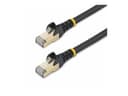 StarTech CAT6A Shielded Snagless Ethernet Patch Cable, 10GbE, 100W PoE, 1.5m - Black (6ASPAT150CMBK) thumbnail 1
