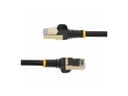 StarTech CAT6A Shielded Snagless Ethernet Patch Cable, 10GbE, 100W PoE, 1.5m - Black (6ASPAT150CMBK) thumbnail 4