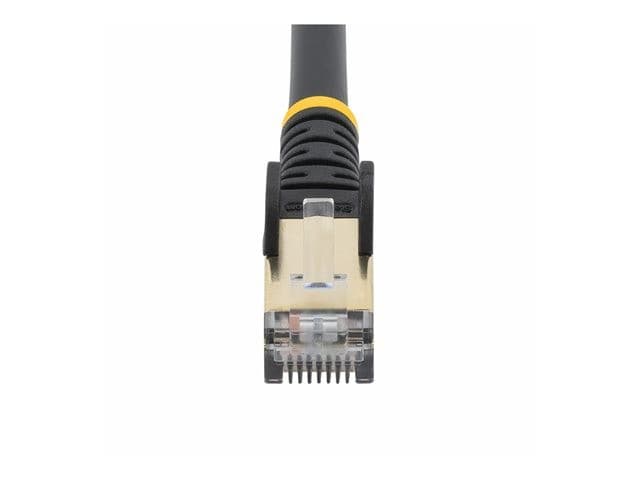 StarTech CAT6A Shielded Snagless Ethernet Patch Cable, 10GbE, 100W PoE, 1.5m - Black (6ASPAT150CMBK) - Image 5