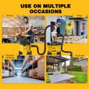 DEWALT Cyclone Dust Collector Vacuum Cleaner Separator - Yellow thumbnail 4