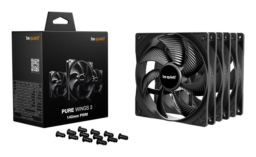 be quiet! Pure Wings 3 140mm | PWM Triple Pack Computer case Fan 14 cm Black 3 pc(s) - Image 3