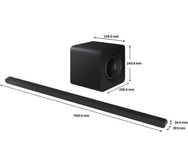 Samsung HW-S800D/XU Sound Bar Black - Image 2
