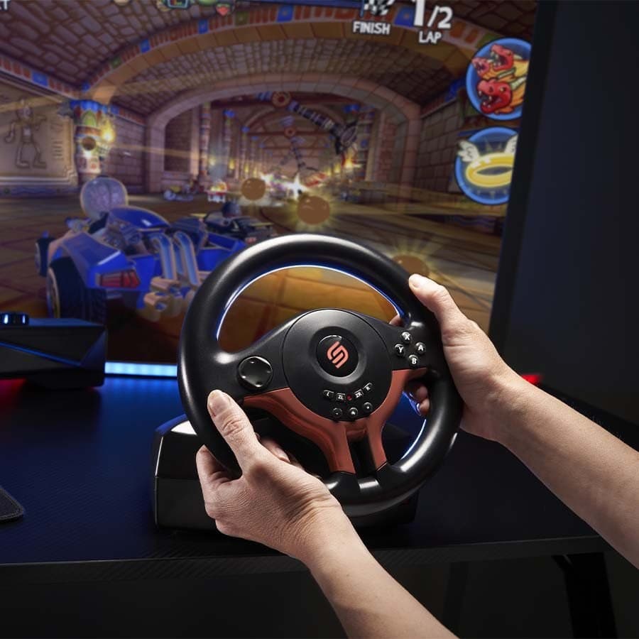 Subsonic Superdrive SV250-S Steering Wheel for Switch 2 & Switch Red - Image 7