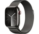Apple Watch Series 9 GPS + Cellular 41mm Graphite Stainless Steel Case with Midnight Sport Band - S/M thumbnail 1