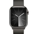 Apple Watch Series 9 GPS + Cellular 41mm Graphite Stainless Steel Case with Midnight Sport Band - S/M thumbnail 2