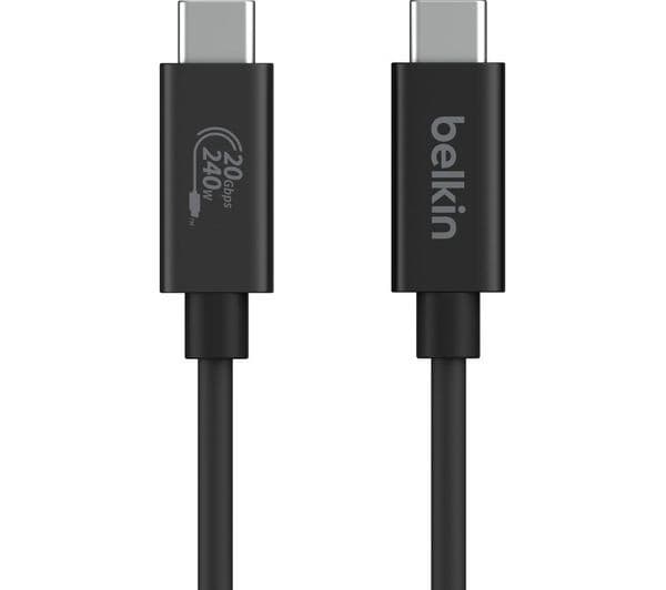 Belkin Connect USB-C 4.0 Cable 2m Black - Image 1