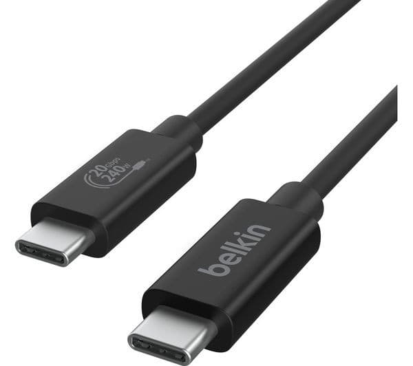 Belkin Connect USB-C 4.0 Cable 2m Black - Image 4