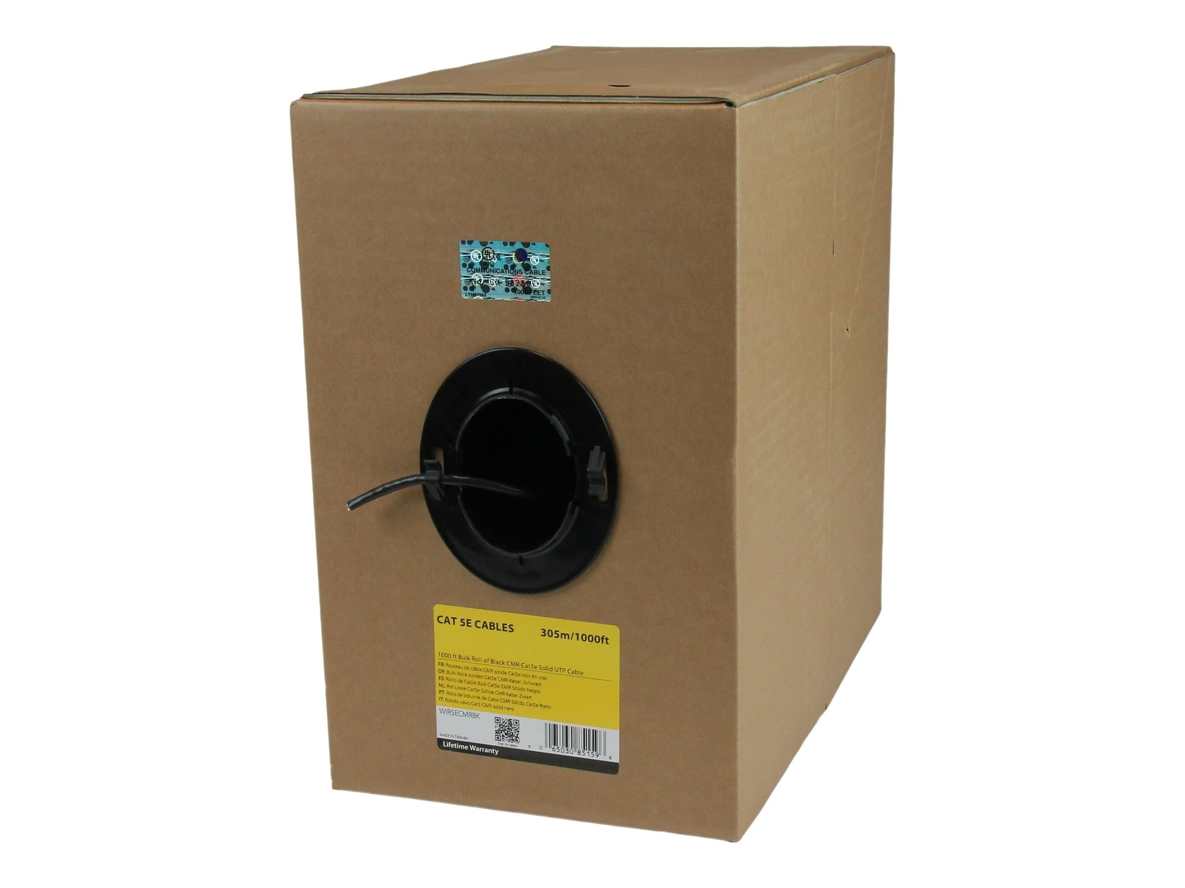 StarTech.com Cat5e Bulk Cable 305m Black