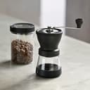 HARIO Black Ceramic Coffee Grinder With N Skeleton MSCSN-2-B - Black thumbnail 3
