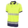 Beeswift High Visibility Two Tone Polo Shirt Short Sleeve Saturn