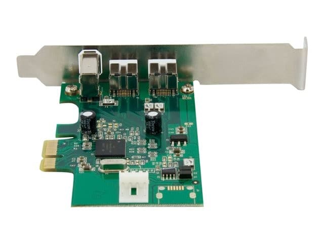 StarTech.com 3 Port 2b 1a 1394 PCI Express FireWire Card Adapter - 1394 FW PCIe FireWire 800 / 400 Card (PEX1394B3) - FireWire adapter - PCI Express x1 - 2 ports - Image 4