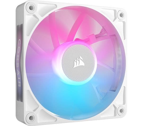 CORSAIR iCUE LINK RX120 RGB 120 mm Case Fan - White, Triple Pack - Image 3