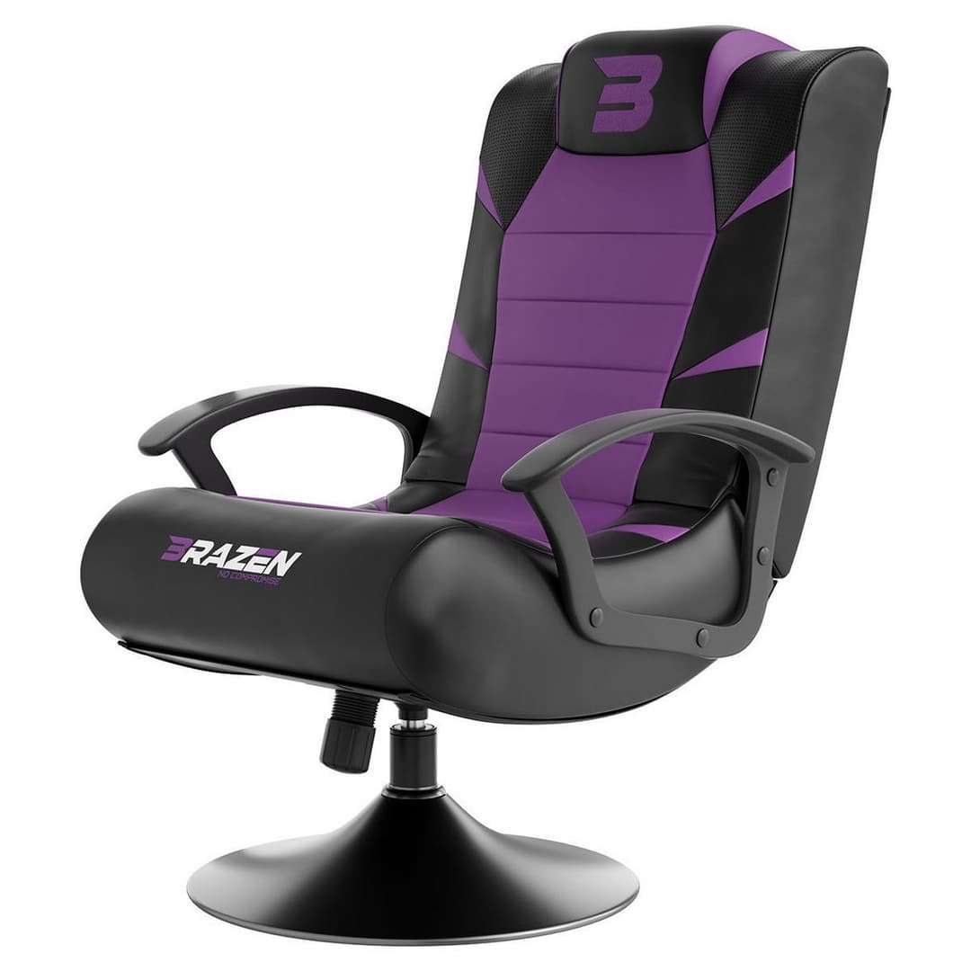 BraZen Pride Gaming Chair - Purple - Image 4