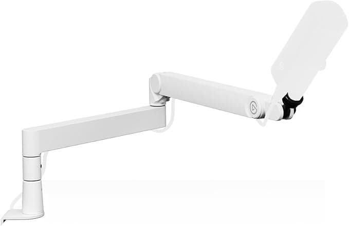 Memory 10AAT9911 Elgato Wave Mic Arm Pro Gas Spring Suspension - White - Image 1