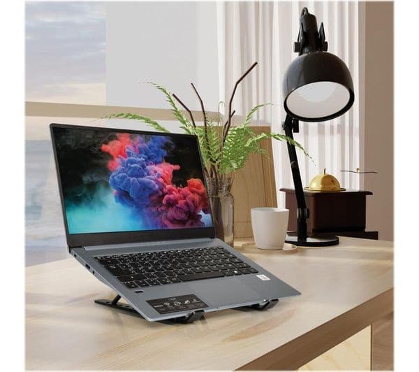 PORT DESIGNS Connect Foldable Laptop Travel Stand - Black - Image 8