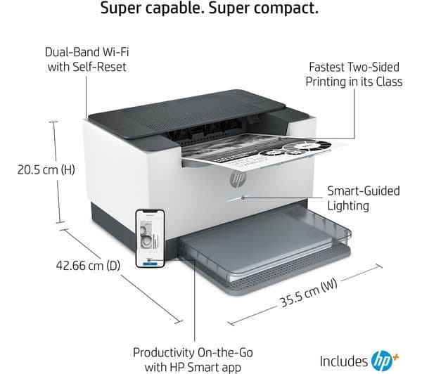 HP LaserJet M209dwe AirPrint Monochrome Wireless Laser Printer & Instant Ink with HP+ - Image 5
