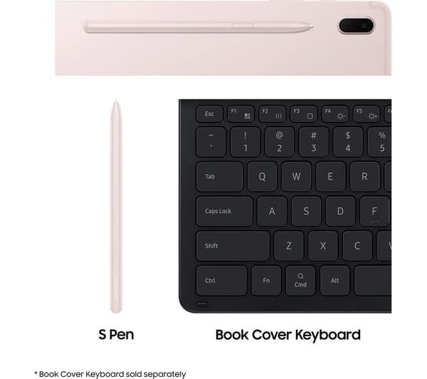 Samsung Galaxy Tab S7 FE 12.4-inch 5G 64GB 4GB RAM Tablet with S Pen - Mystic Pink - Image 4