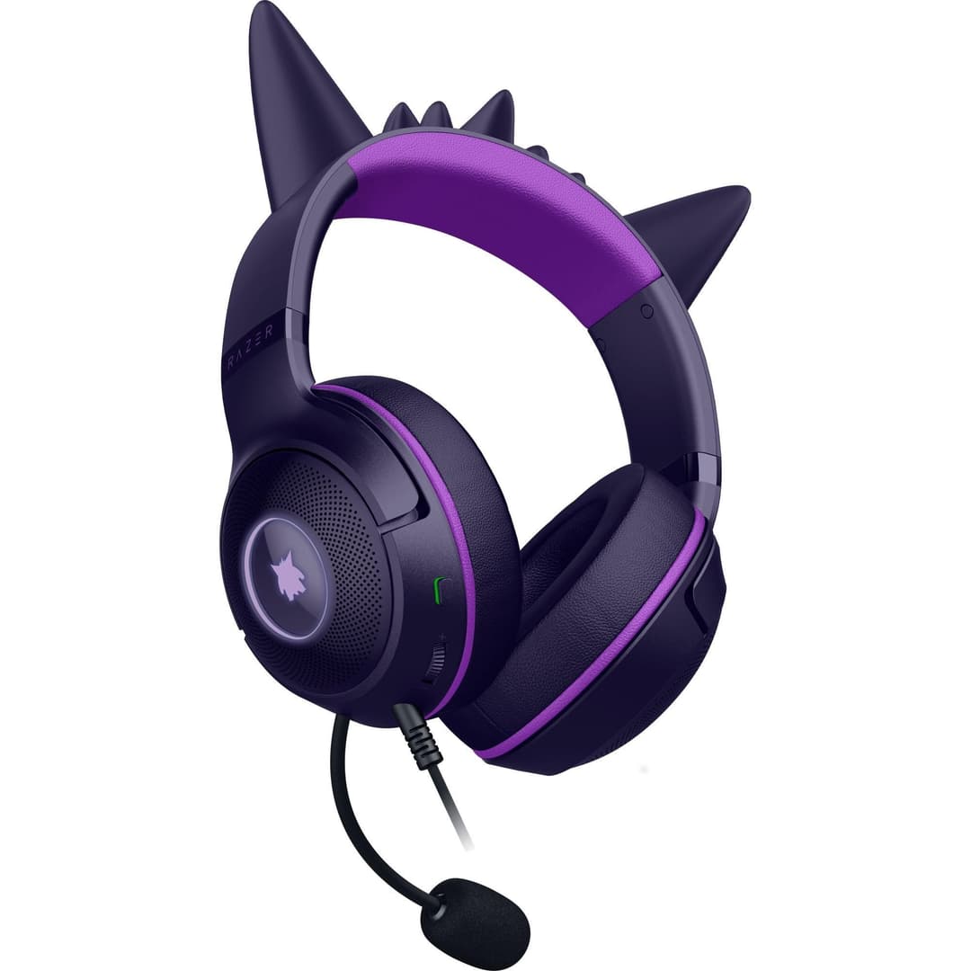 Razer Kraken Kitty V2 - Gengar Pokémon Edition - USB Headset - Violet - Image 8