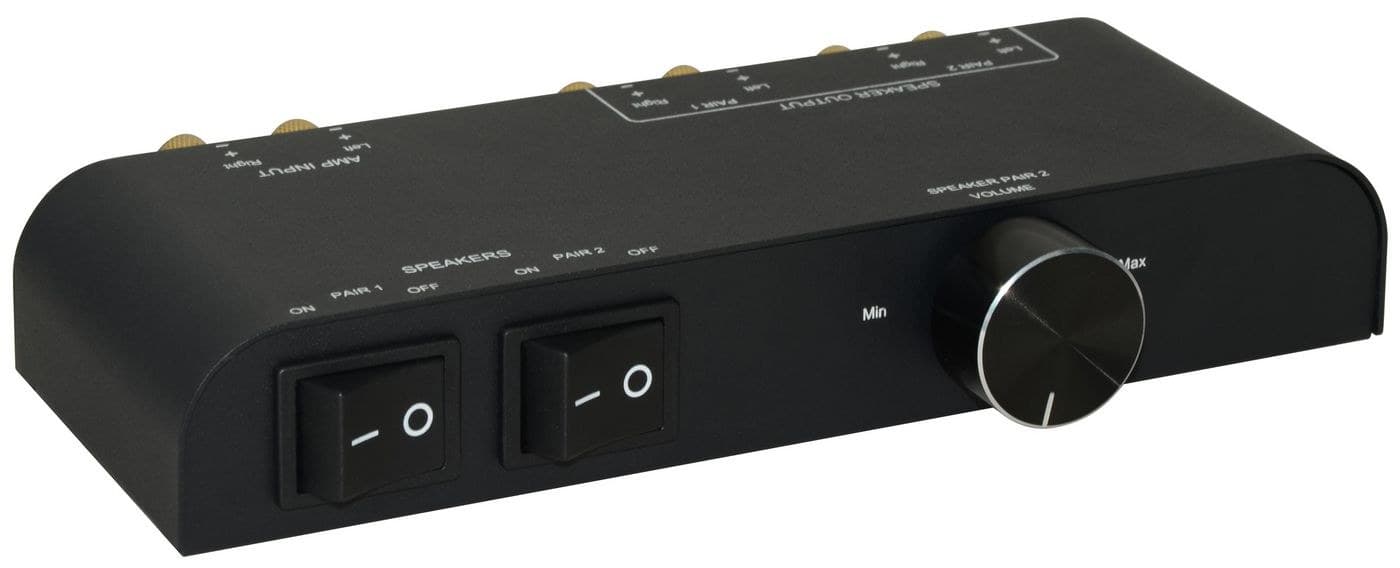 Microconnect 2-Way Speaker Switch with Banana Connectors (MC-GEN-270)