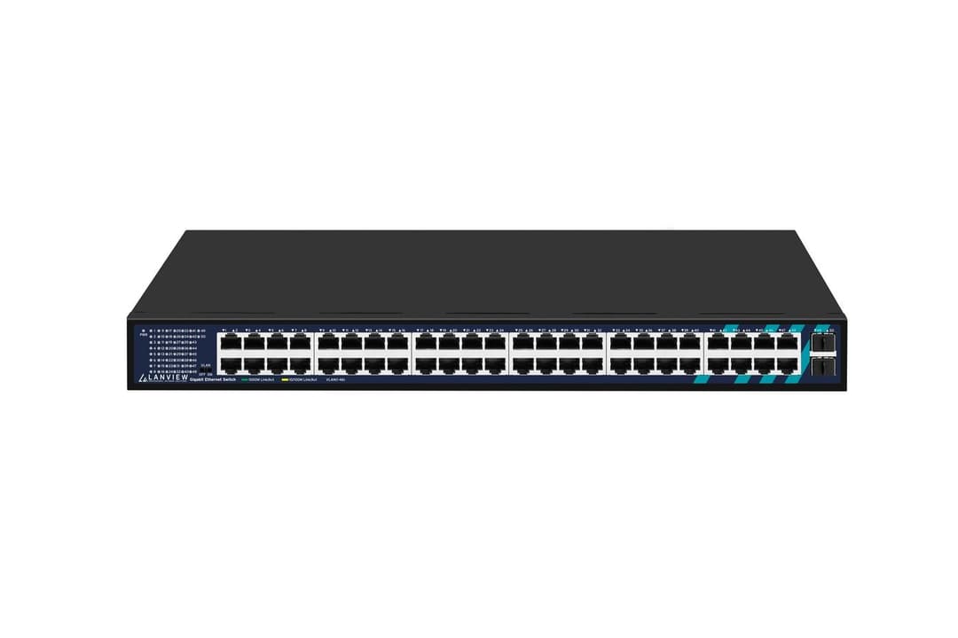 Unmanaged 48-Port RJ45 With 2 - Image 1