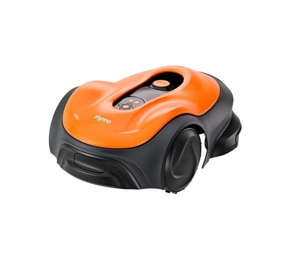 FLYMO UltraLife 800 Cordless Robot Lawn Mower - Black & Orange - Image 1