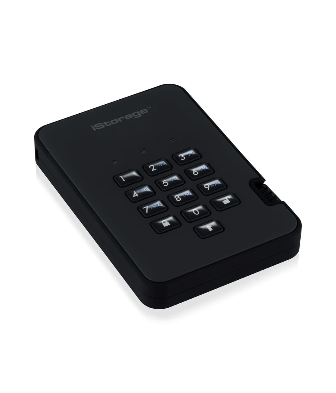 iStorage diskAshur² HDD 1TB Black | Secure Portable Hard Drive |AES-XTS 256-bit Hardware Encryption | PIN protected | OS & Platform Independent | TAA Compliant|Brute force hack defence | Dust/Water Resistant - Image 4