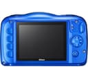NIKON COOLPIX W100 Tough Compact Camera - Blue thumbnail 2