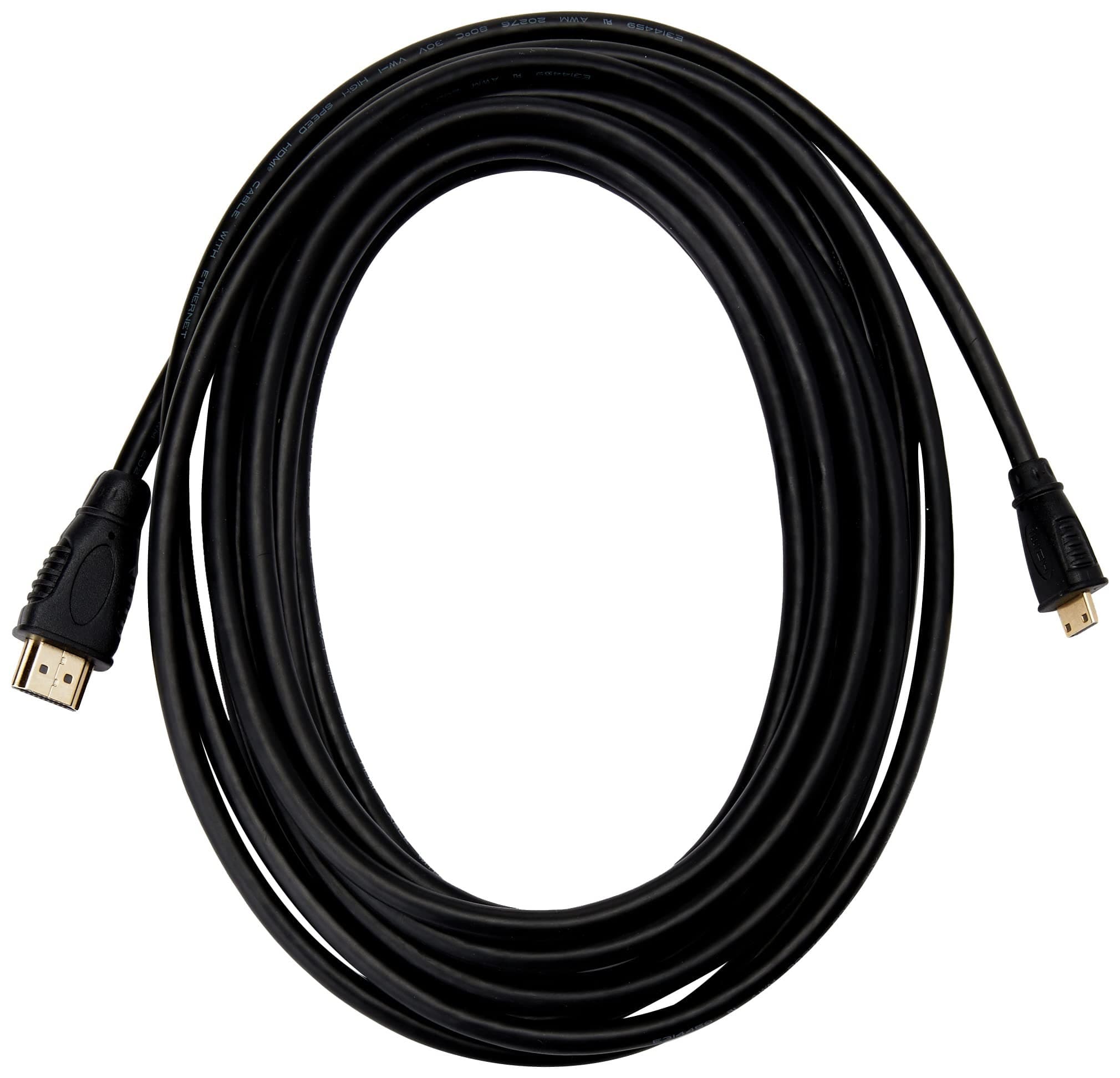 Pro Signal CDLHD-205 - Cable HDMI Mini C macho a HDMI A macho, 5 m
