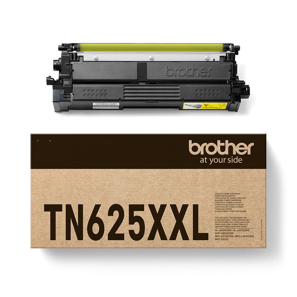Brother TN-625XXLY toner cartridge 1 pc(s) Original Yellow - Super High Yield, 6,500 pages