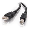 C2G 2m USB 2.0 A/B Cable - Black (6.6ft) thumbnail 2
