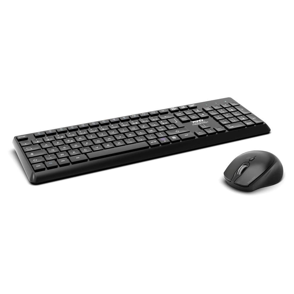 Port Designs PORT Connect 900906-UK Wireless Keyboard and Mouse Set (USB-A & USB-C)