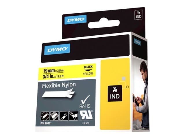 DYMO - flexible tape - 1 cassette(s) - Roll (1.9 cm x 3.5 m) - Image 2