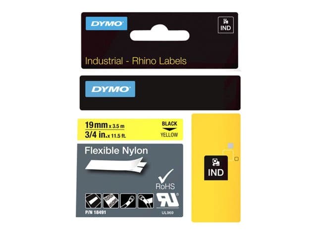DYMO - flexible tape - 1 cassette(s) - Roll (1.9 cm x 3.5 m) - Image 4