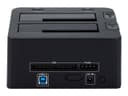 StarTech UNIDOCKU33 Dual-Bay Docking Station Black thumbnail 4