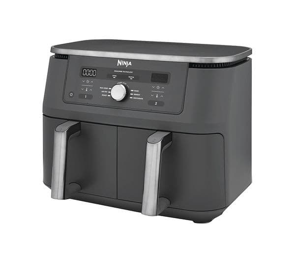 Ninja MAX 6-in-1 Dual Zone DZ400UK Air Fryer Gun Metal Grey - Image 1