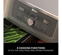 Ninja MAX 6-in-1 Dual Zone DZ400UK Air Fryer Gun Metal Grey thumbnail 5